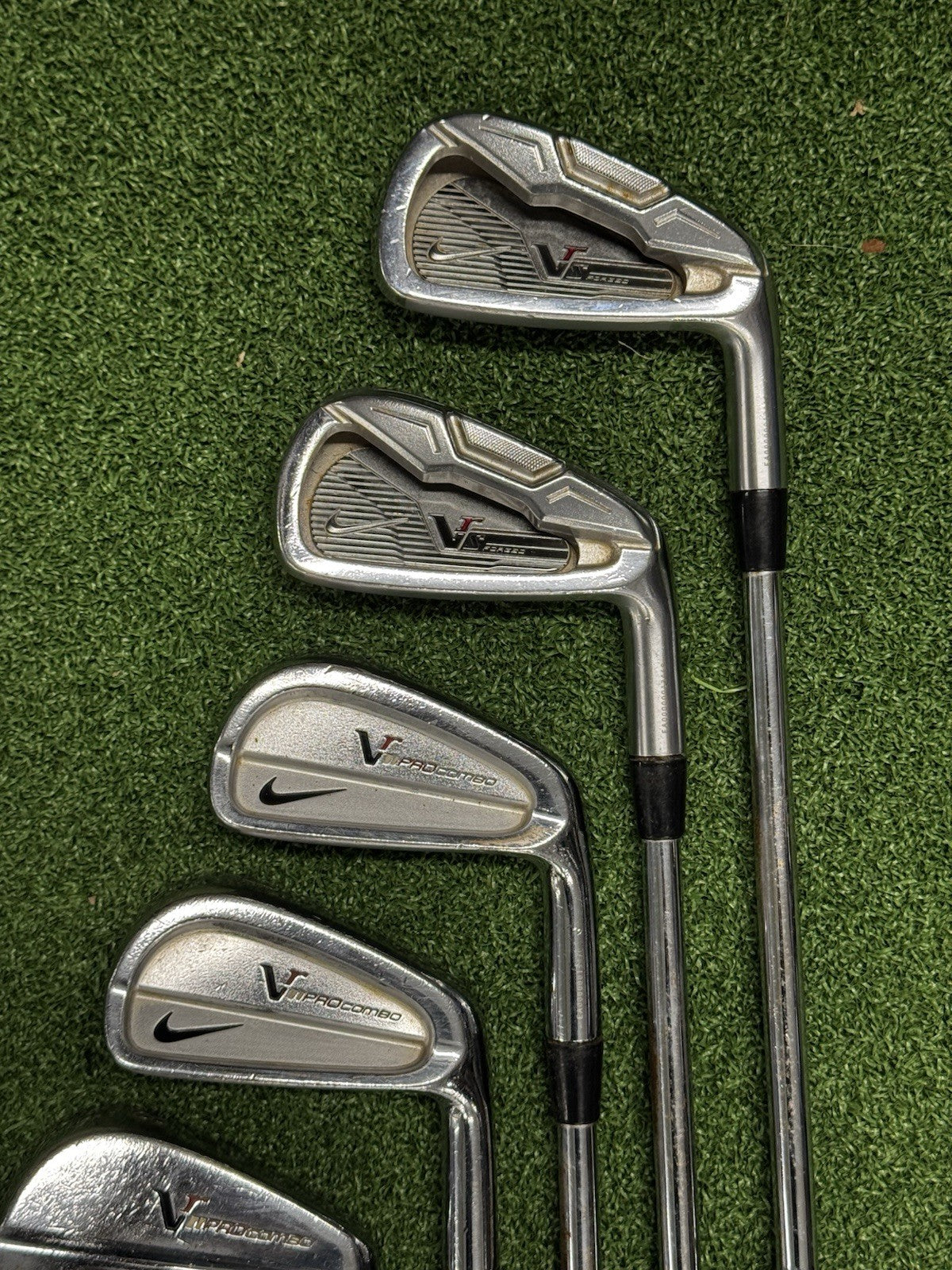 Nike VR Pro Iron Combo Set 4-PW Stiff Flex KBS Tour Shafts