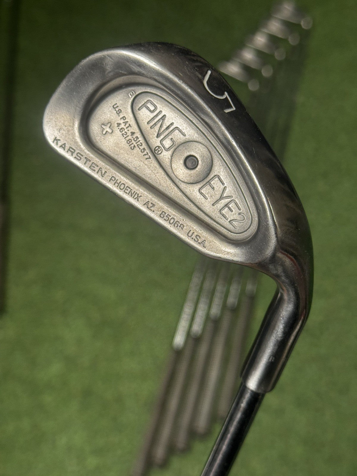 Ping Eye 2 Iron Set 3-PW Black Dot Regular Flex Ping Karsten Shafts
