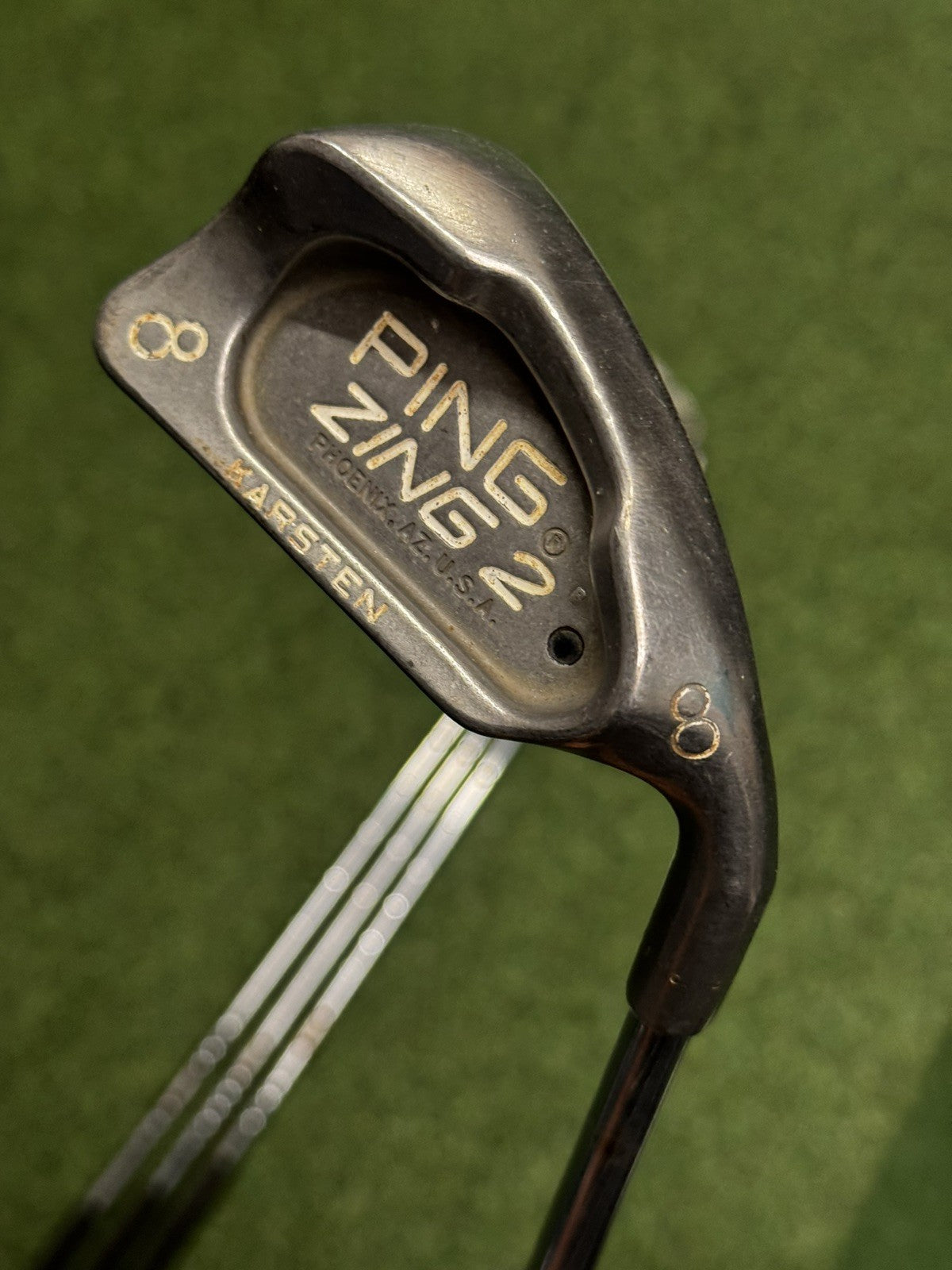 Ping Zing 2 Karsten Iron Set 3-Pw+Sw Regular Steel Shafts Black Dot