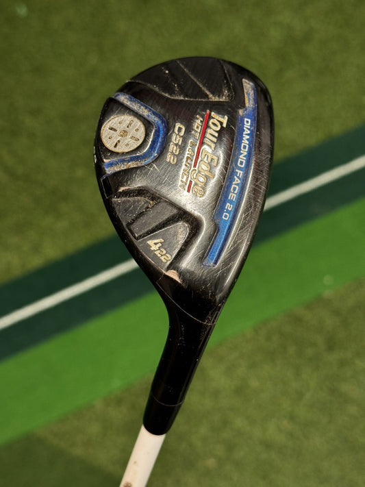 Tour Edge C522 4 Hybrid 22 Degree Regular Flex Fubuki HL Series 55 Shaft