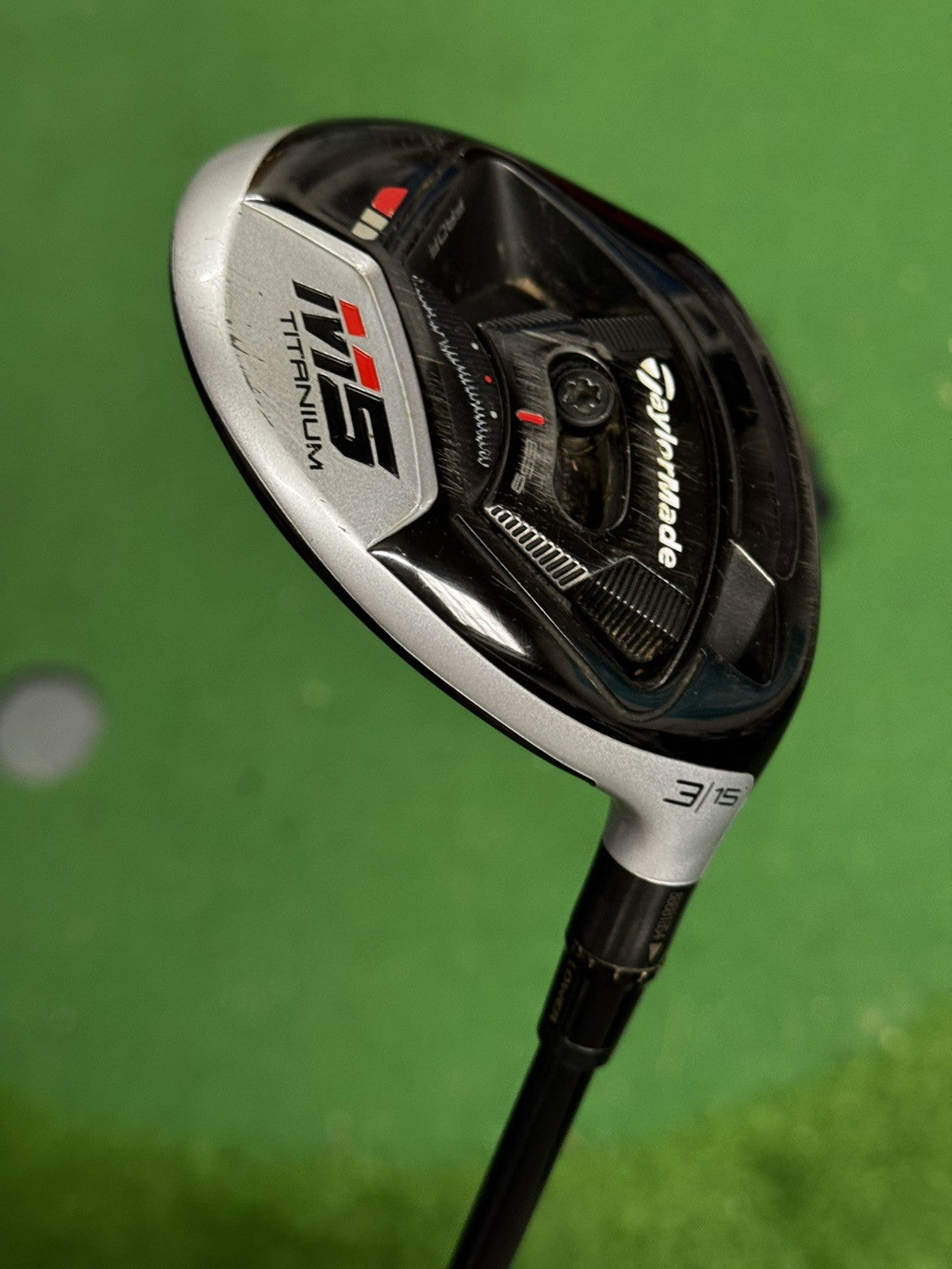 Taylormade M5 3 Wood 15 Degree Stiff Flex HZRDUS Red Shaft