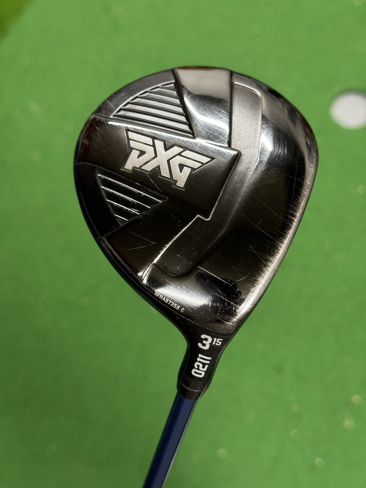 PXG 0211 2022 3 Wood 15 Degree Regular Flex Riptide Shaft