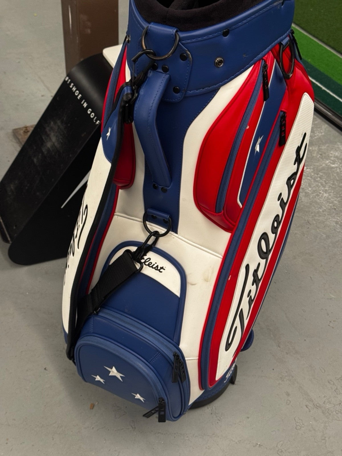 Titleist US Open Golf Tour Bag White/Blue/Red