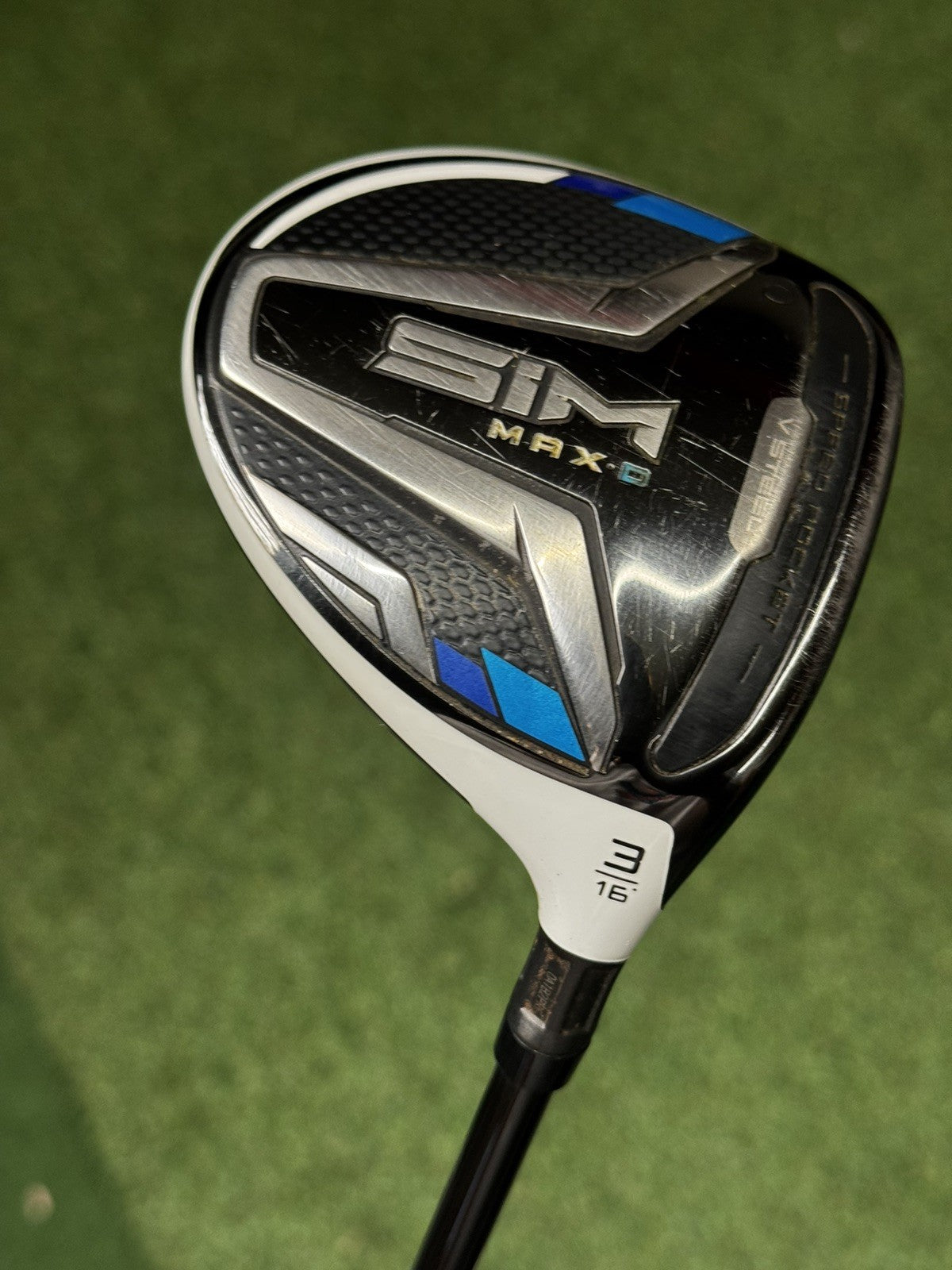 Taylormade SIM Max D 3 Wood 16 Degree Regular Flex Ventus 5R Shaft