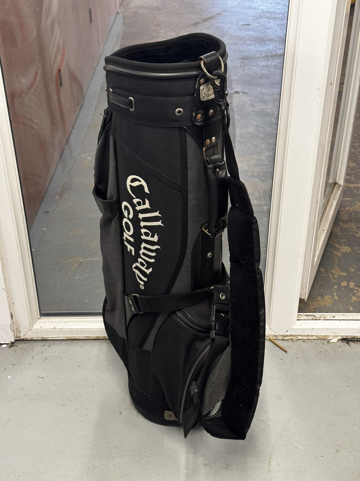 Callaway Retro 6 Way Cart Bag Black
