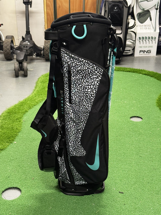 Nike Air Max Lite Golf Stand Bag Black/Grey/Jade