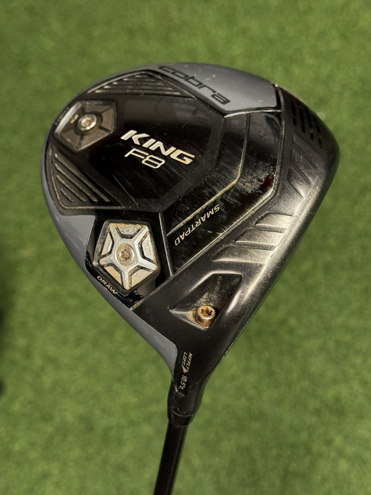 Cobra King F8 Driver 10.5 Degree Adjustable Loft Stiff Flex Shaft