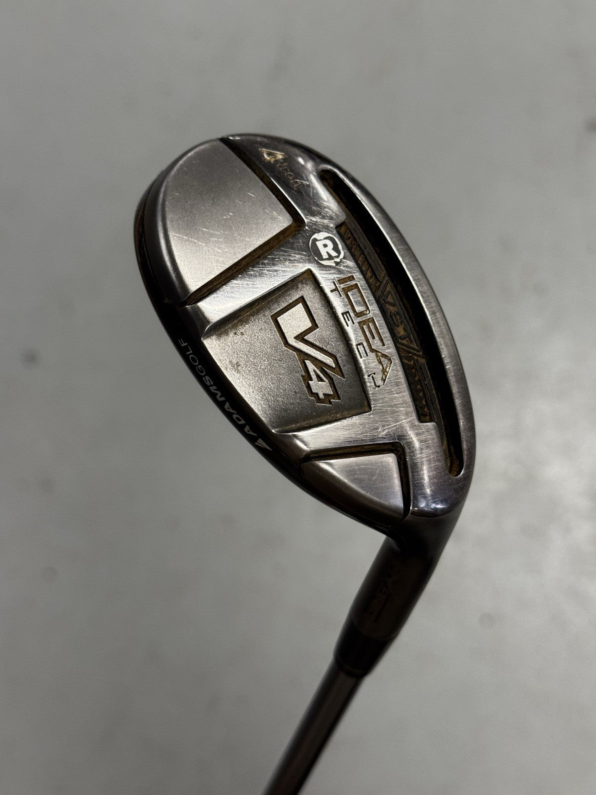 Adams Idea Tech V4 #4 Hybrid 22 Degree Regular Flex Bassara 60 Shaft