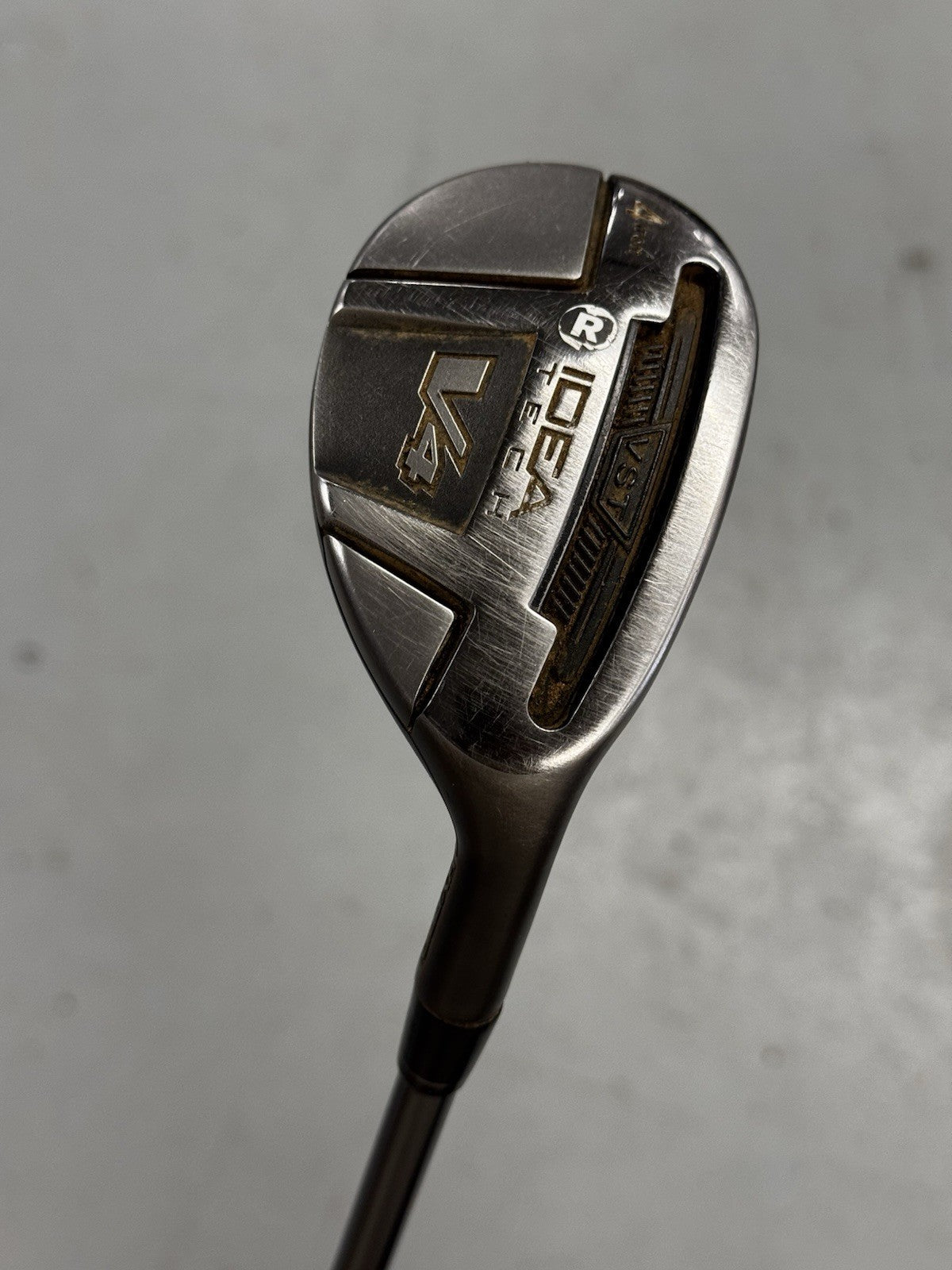 Adams Idea Tech V4 #4 Hybrid 22 Degree Regular Flex Bassara 60 Shaft