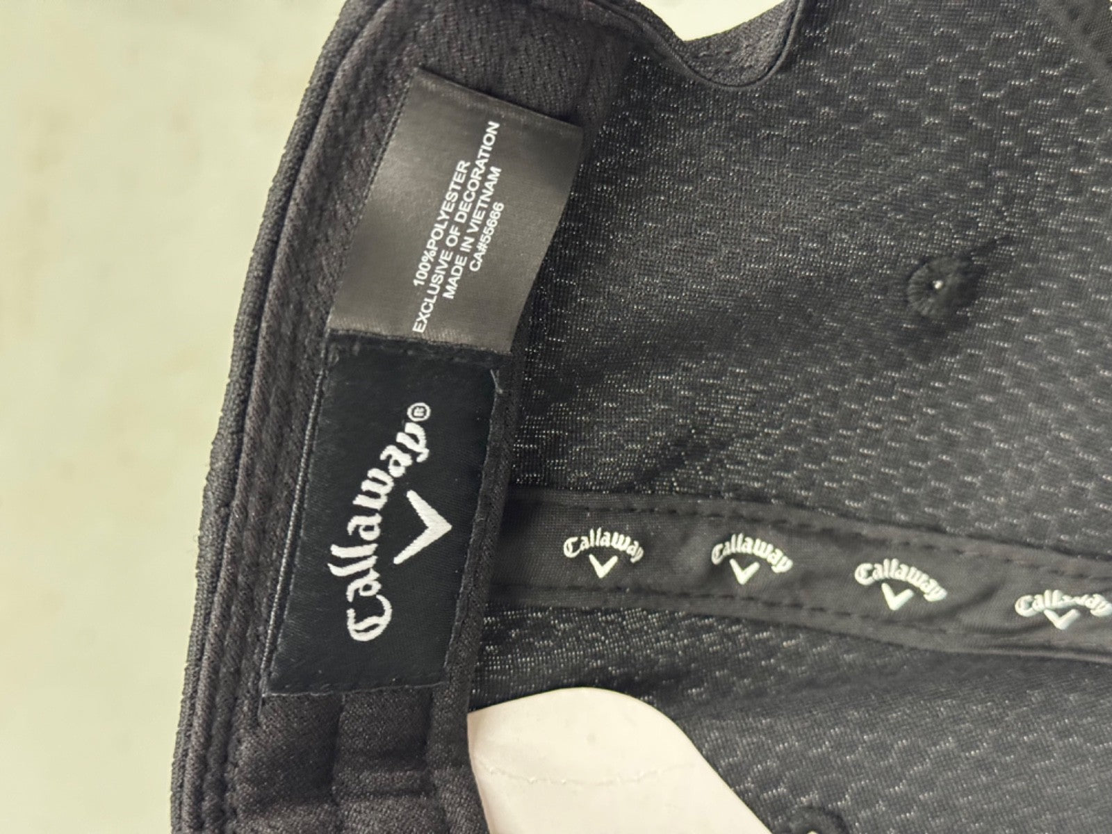 Callaway Side-crested Cap Black *NEW*