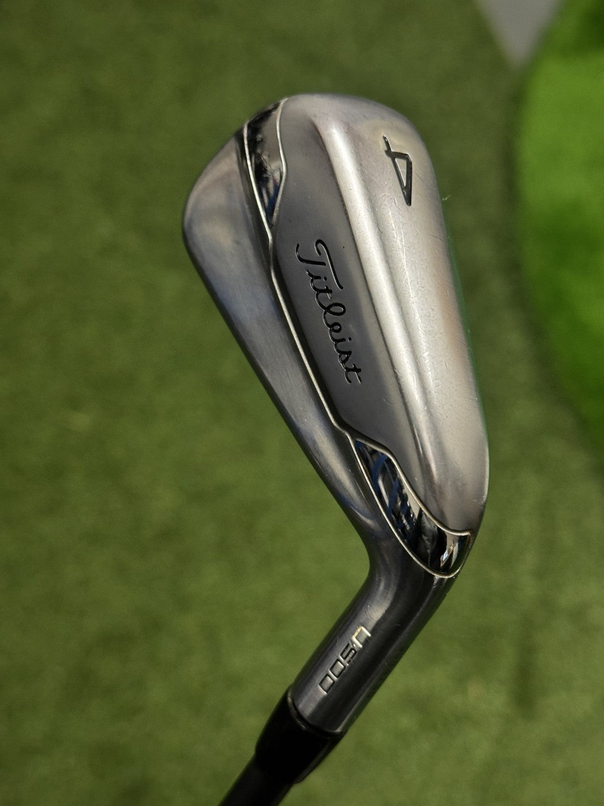 Titleist U500 #4 Iron 23 Degree Stiff Flex HZRDUS Smoke Black 90 Shaft