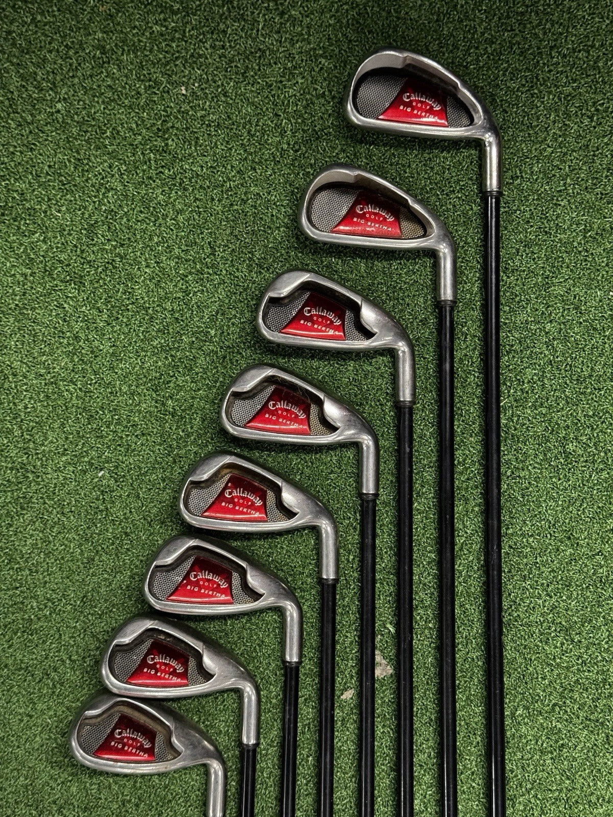 Callaway Big Bertha 2008 Iron Set 4-Sw Regular Graphite Shafts *Used*