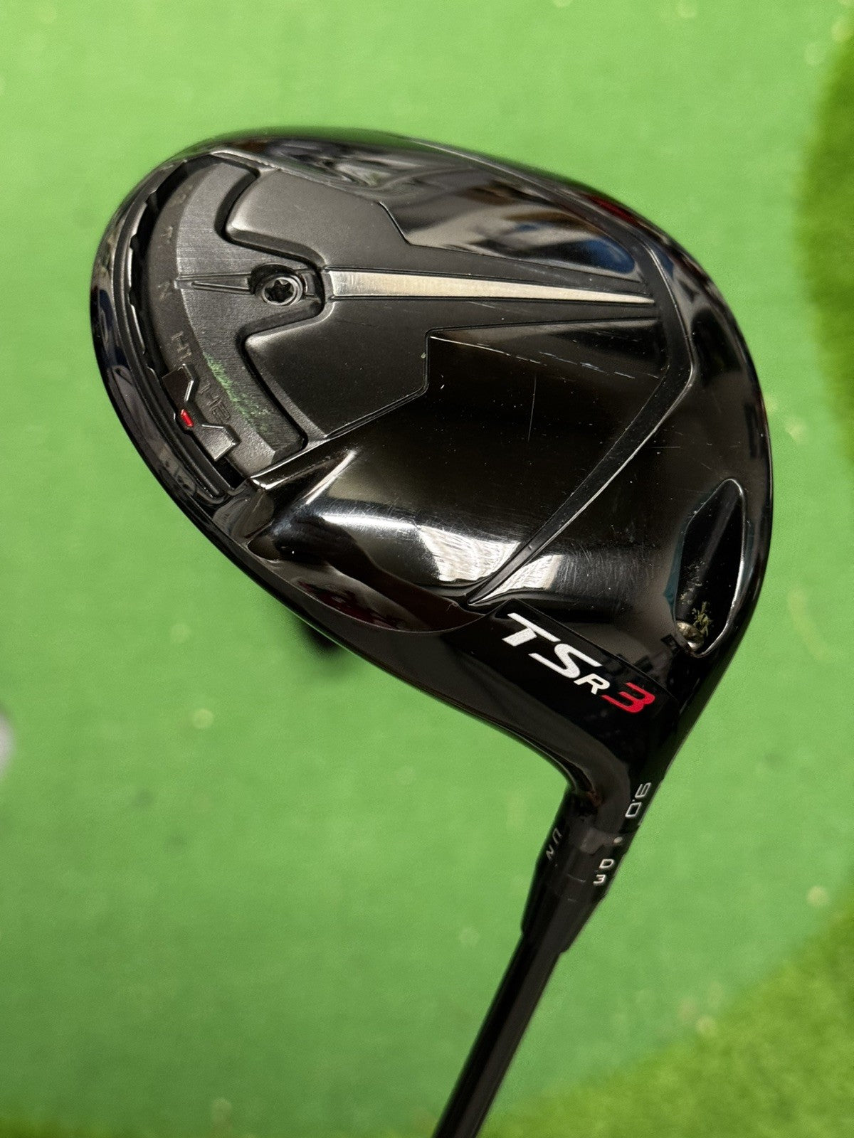Titleist TSR3 Driver 9 Degree Stiff Flex HZRDUS Shaft -1 Inch