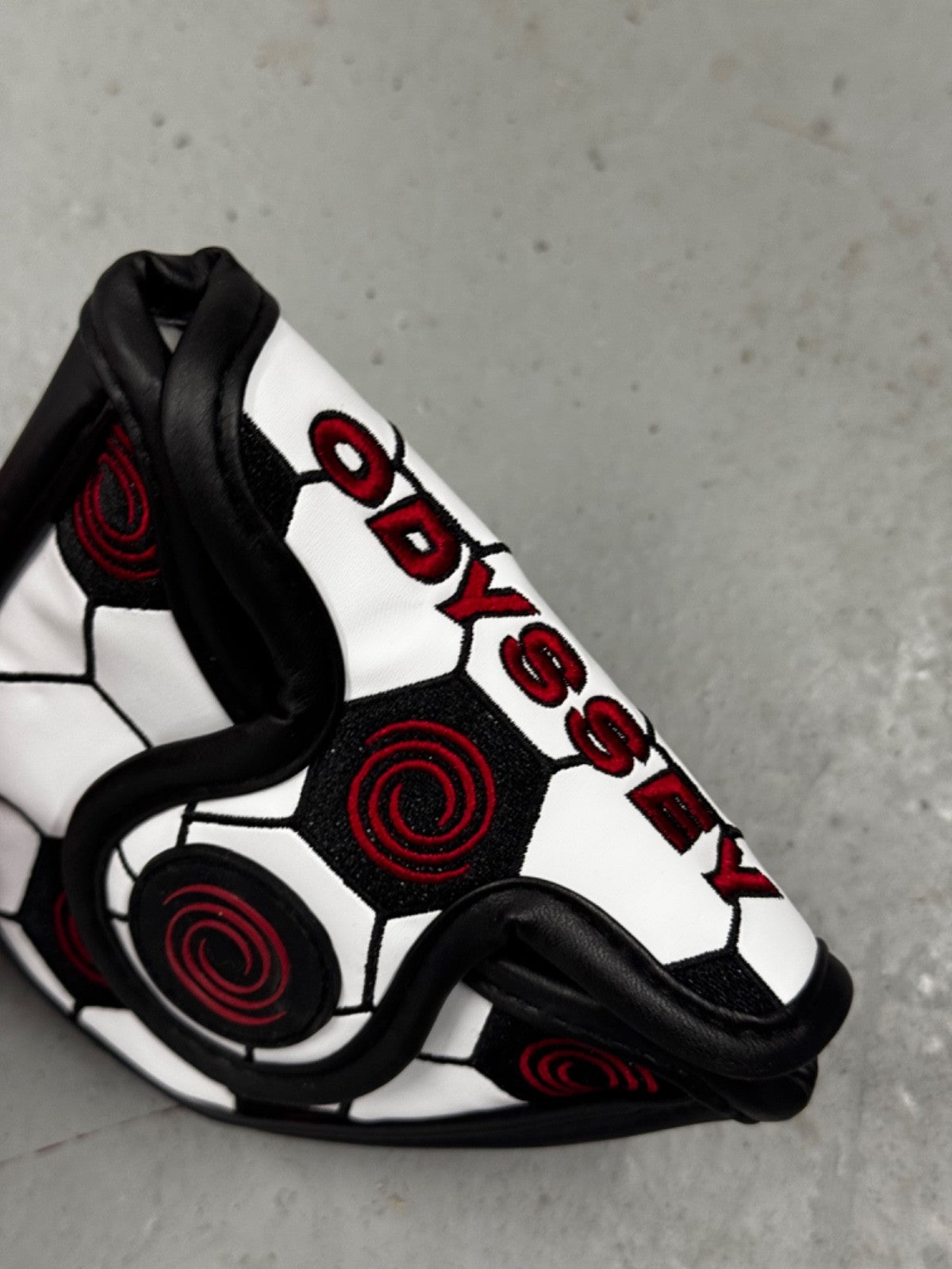 Odyssey Mallet Putter Headcover Black/White/Swirls *New*