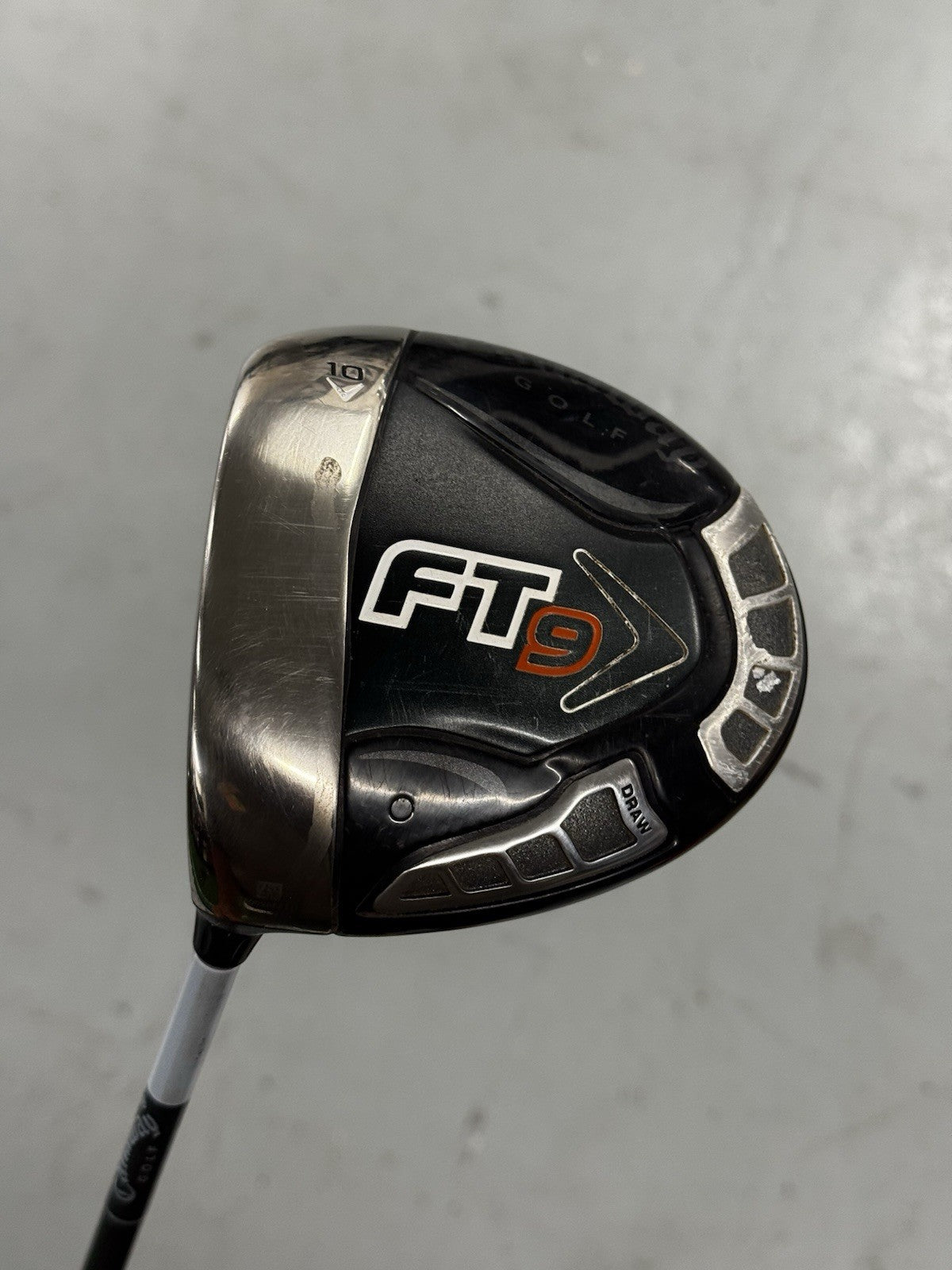 Left Handed Callaway FT-9 Driver 10 Degree Regular Flex Shaft *Used*