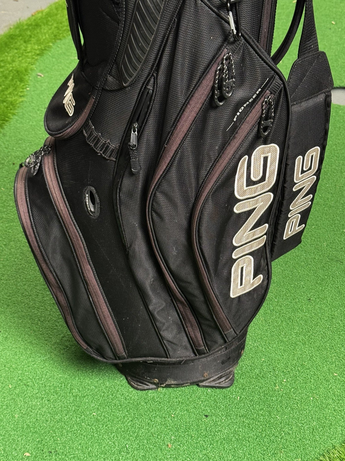 Ping Golf Black Cart Bag 14 Way 
