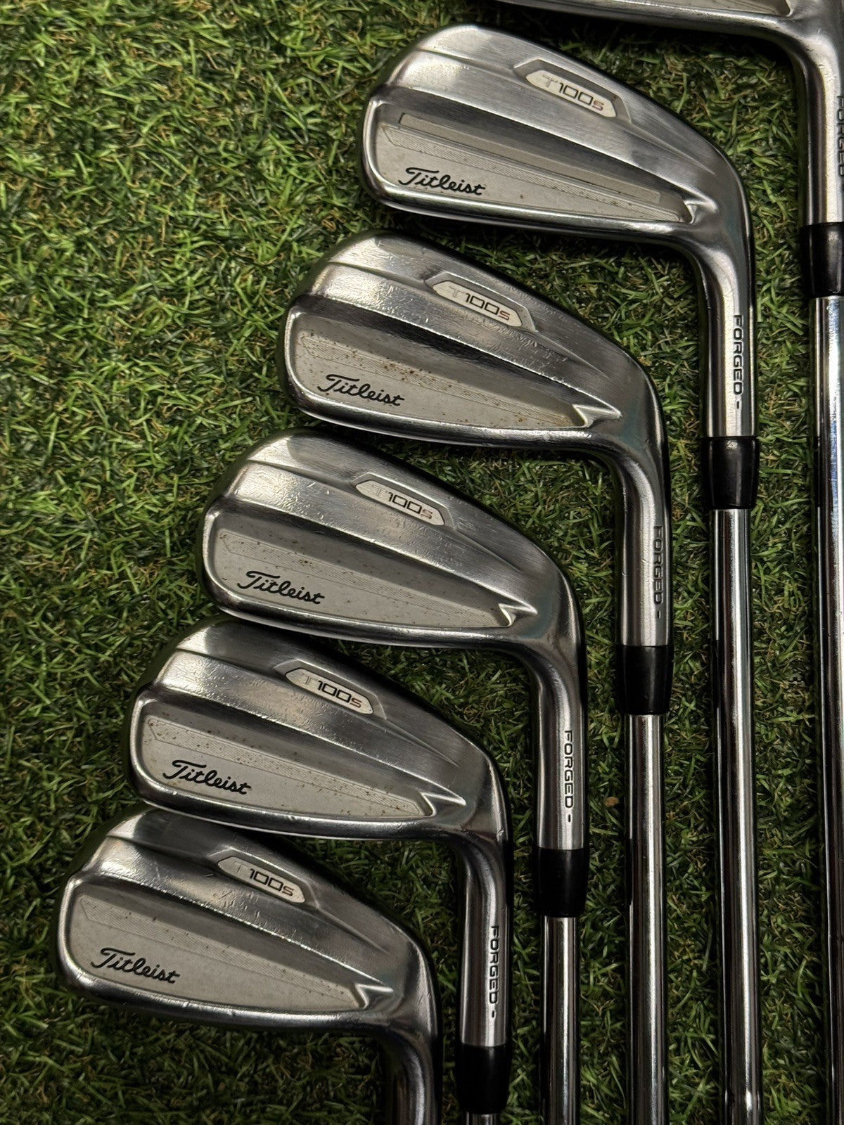 Titleist T100s 2021 Iron Set 5-GW Dynamic Gold X100 Shafts