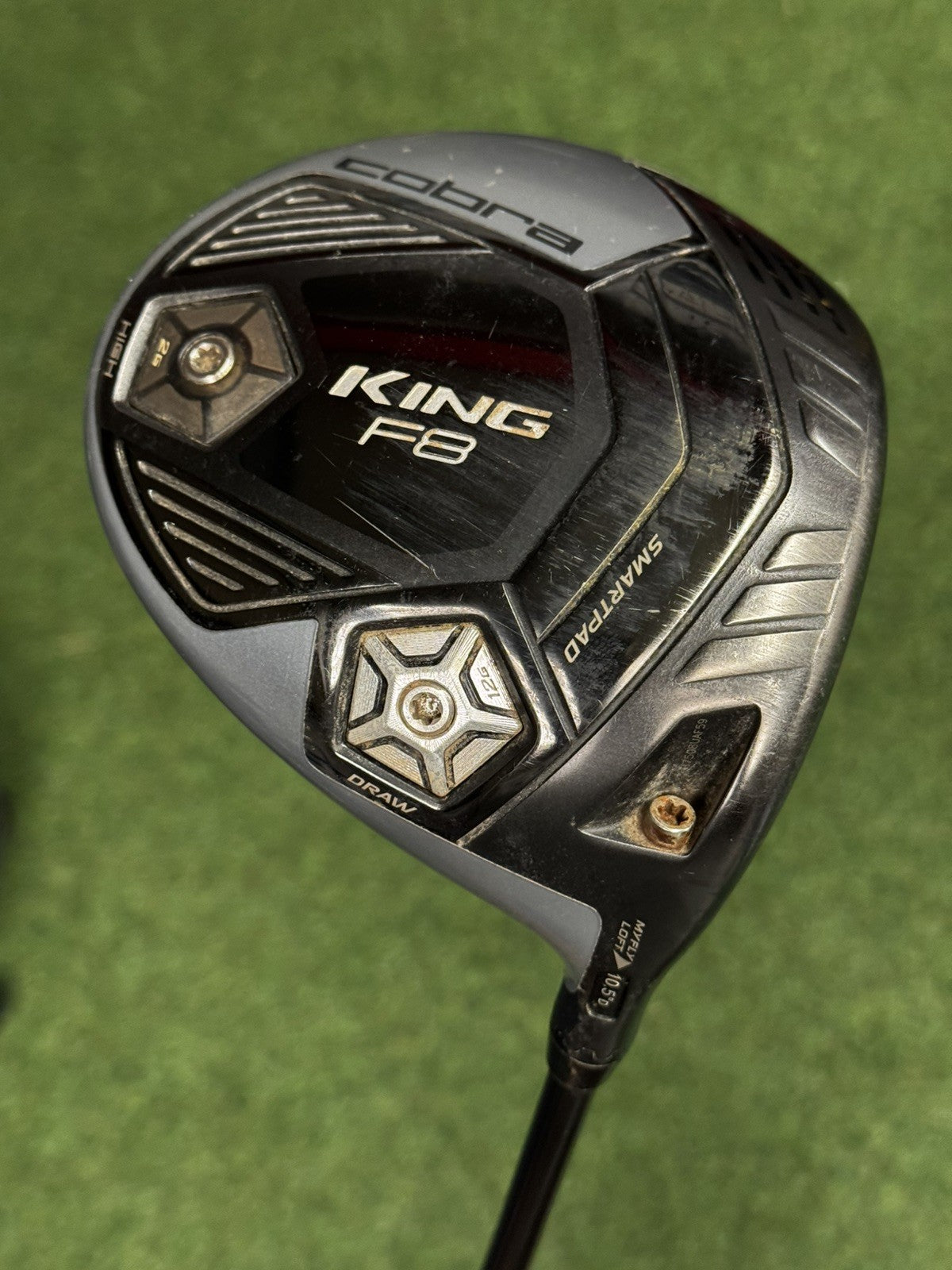 Cobra King F8 Driver 10.5 Degree Adjustable Loft Stiff Flex Shaft