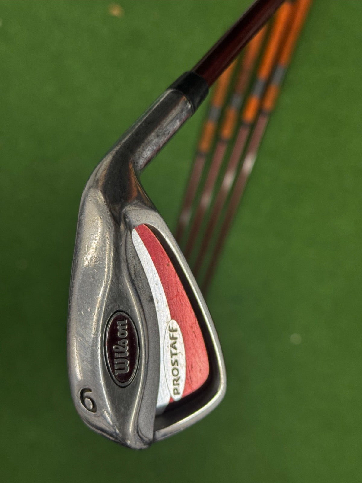 Wilson Iron Set Pro Staff 6-Pw Graphite Regular Shaft *used*