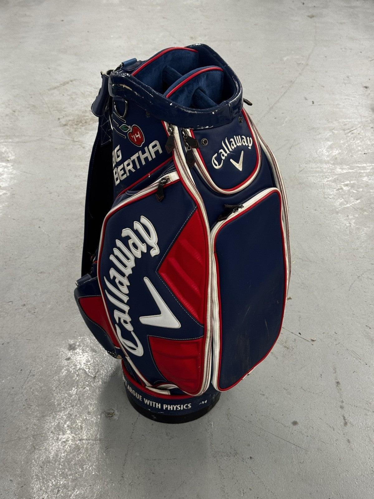 Callaway BIG BERTHA 14 Blue/Red Tour Staff Golf Bag