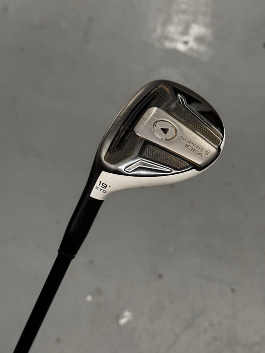 LEFT HAND Adams Idea Super LS #3 Hybrid 19 Degree Regular Flex Kuro Kage *Used*