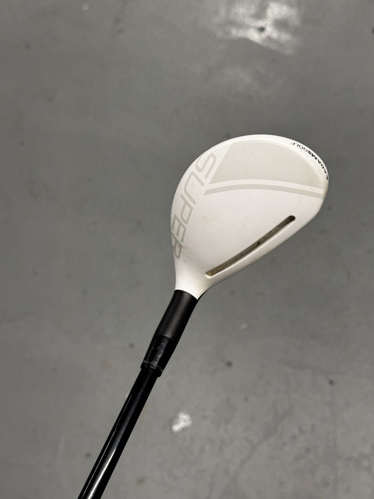 LEFT HAND Adams Idea Super LS #3 Hybrid 19 Degree Regular Flex Kuro Kage *Used*